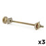 A-TIE-502-265-AB-x3 - Radiator Wall Stay 265mm - Antique Brass (x3) A-TIE-502-265-AB-x3 - Radiator Wall Stay 265mm - Antique Brass (x3)